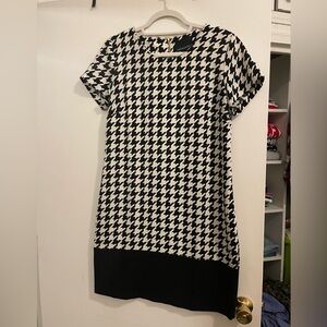 Cynthia Rowley Houndstooth Shift Dress